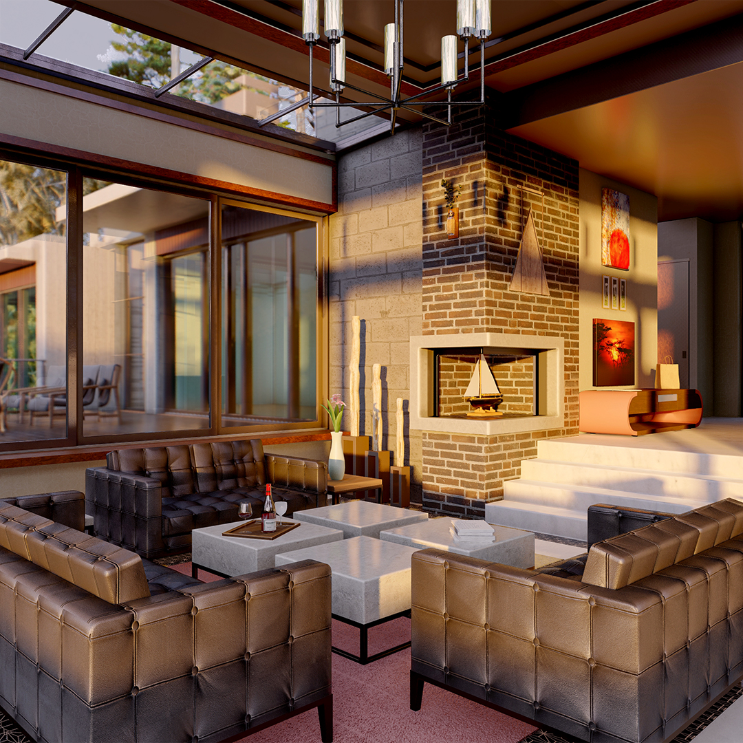 The Paradise Getaway interior